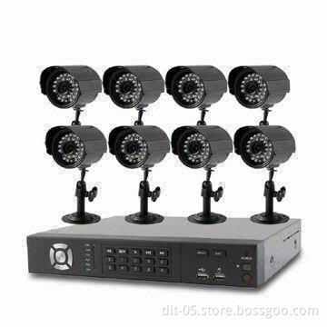8 Channels H.264 DVR Motion Detection System, Supports Live View, Special File System for Security